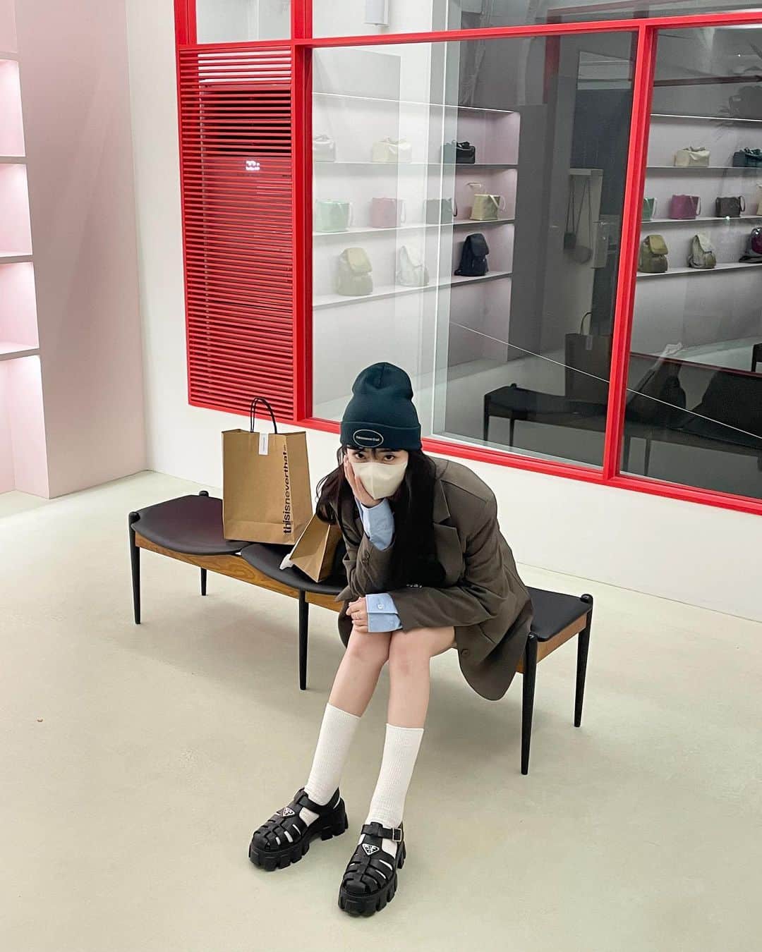 河﨑莉奈のインスタグラム：「♥️」