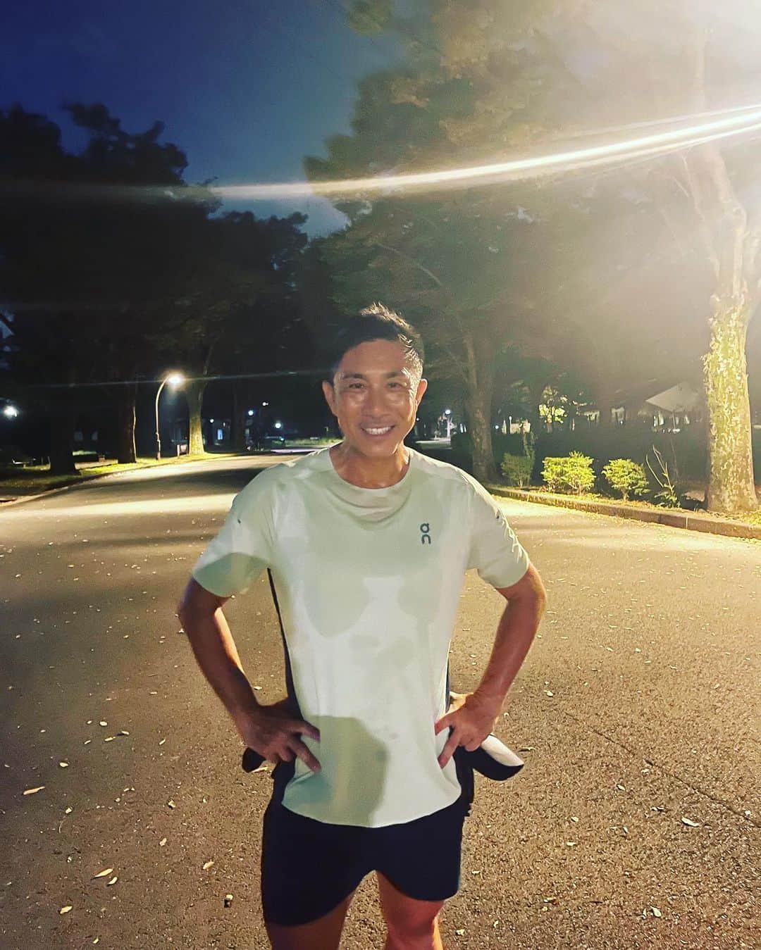 前園真聖さんのインスタグラム写真 - (前園真聖Instagram)「夜のランニングが気持ちいい👍 #ランニング #running」10月9日 1時38分 - maezono_masakiyo