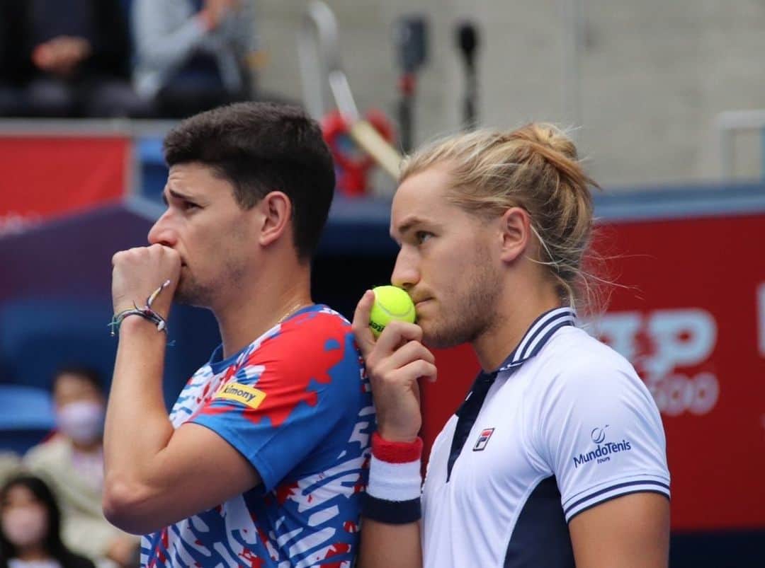 Rakuten Japan Openのインスタグラム：「Thanks for playing in sync🎾👏✨  @rafaelfmatos  @vegadavid23official   #rakutenopen #rakutenopen2022  #楽天オープン  #楽天オープン2022 #tennis  #final」