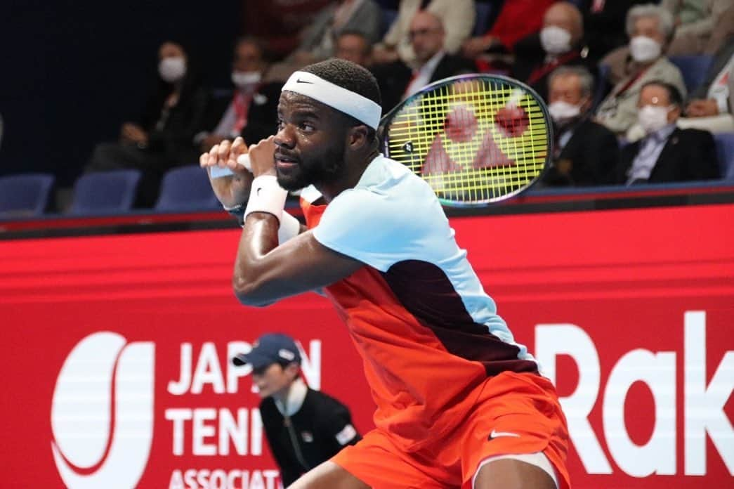 Rakuten Japan Openさんのインスタグラム写真 - (Rakuten Japan OpenInstagram)「@bigfoe1998 on 🔥🎾💪  #楽天オープン2022 #rakutenopen2022 #シングルス決勝 #rakutenopen #楽天オープン #tennis #atptour #final」10月9日 20時08分 - kinoshitagroupjapanopen