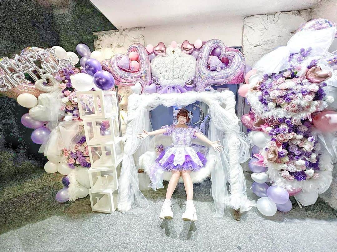 のインスタグラム：「最強で最高な生誕祭をありがとうございました💜💜💜💜💜」
