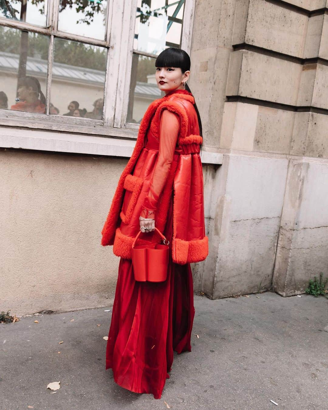 秋元梢さんのインスタグラム写真 - (秋元梢Instagram)「❤️sacai❤️ #sacai #pfw」10月10日 19時29分 - akimoto_kozue