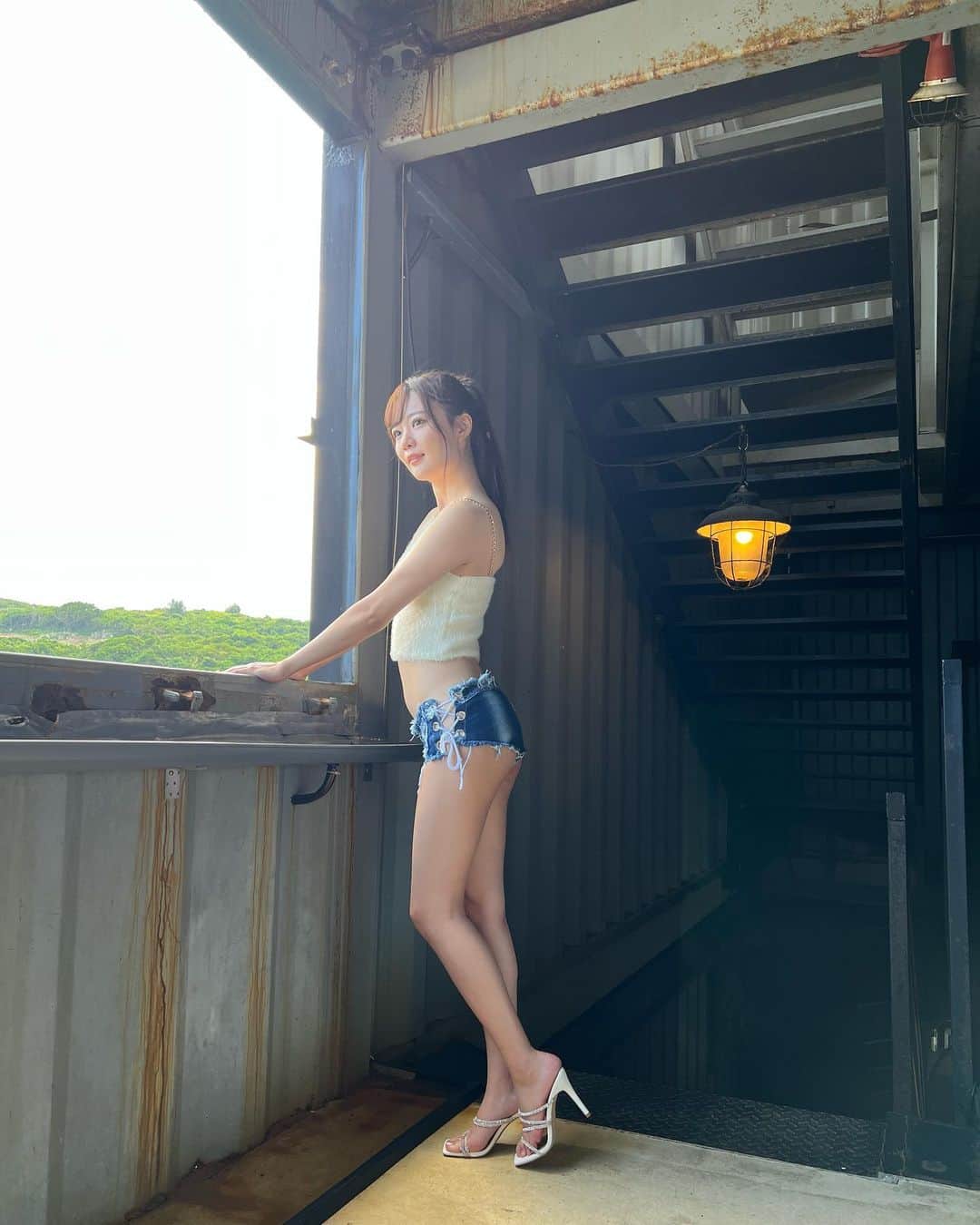 結城のののインスタグラム：「💙　#沖縄　#ロケ」