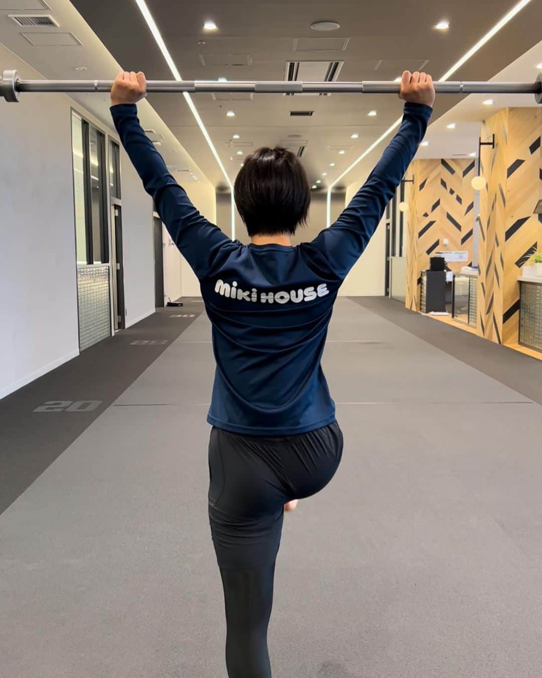 のインスタグラム：「🏋🏻‍♀️🏋🏻‍♀️🏋🏻‍♀️  #training#push #森永製菓トレーニングラボ #in」