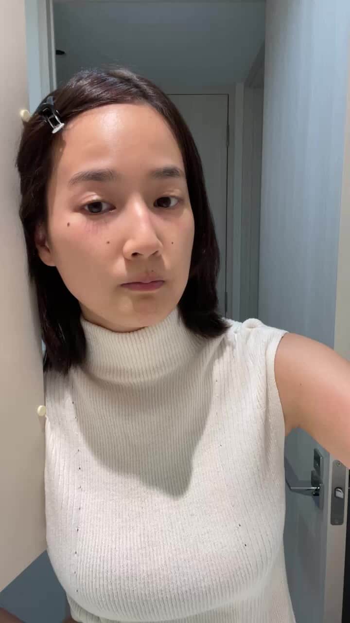 高嶋香帆のインスタグラム：「メイクするインスタライブ」