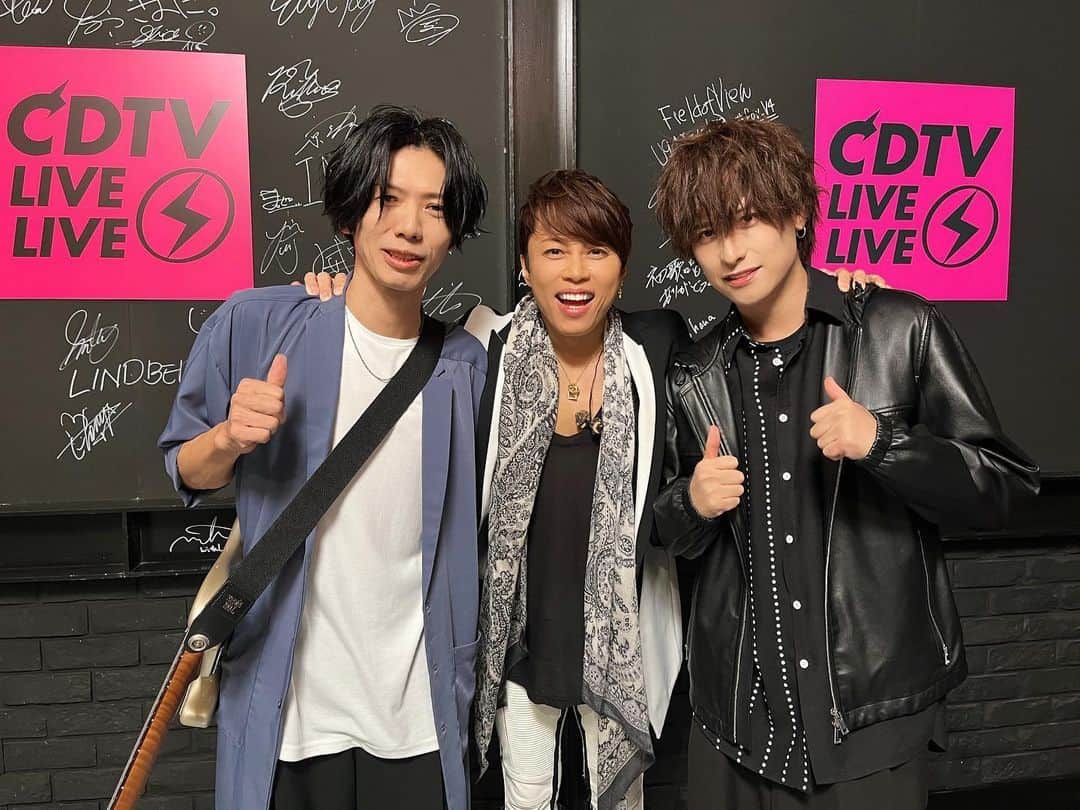上原大史のインスタグラム：「CDTVライブ！ライブ！にて！ ついに！！西川さんと！！ 良い1日でした。 ありがとうございましたー！！  #cdtvライブライブ   #WANDS #上原大史」