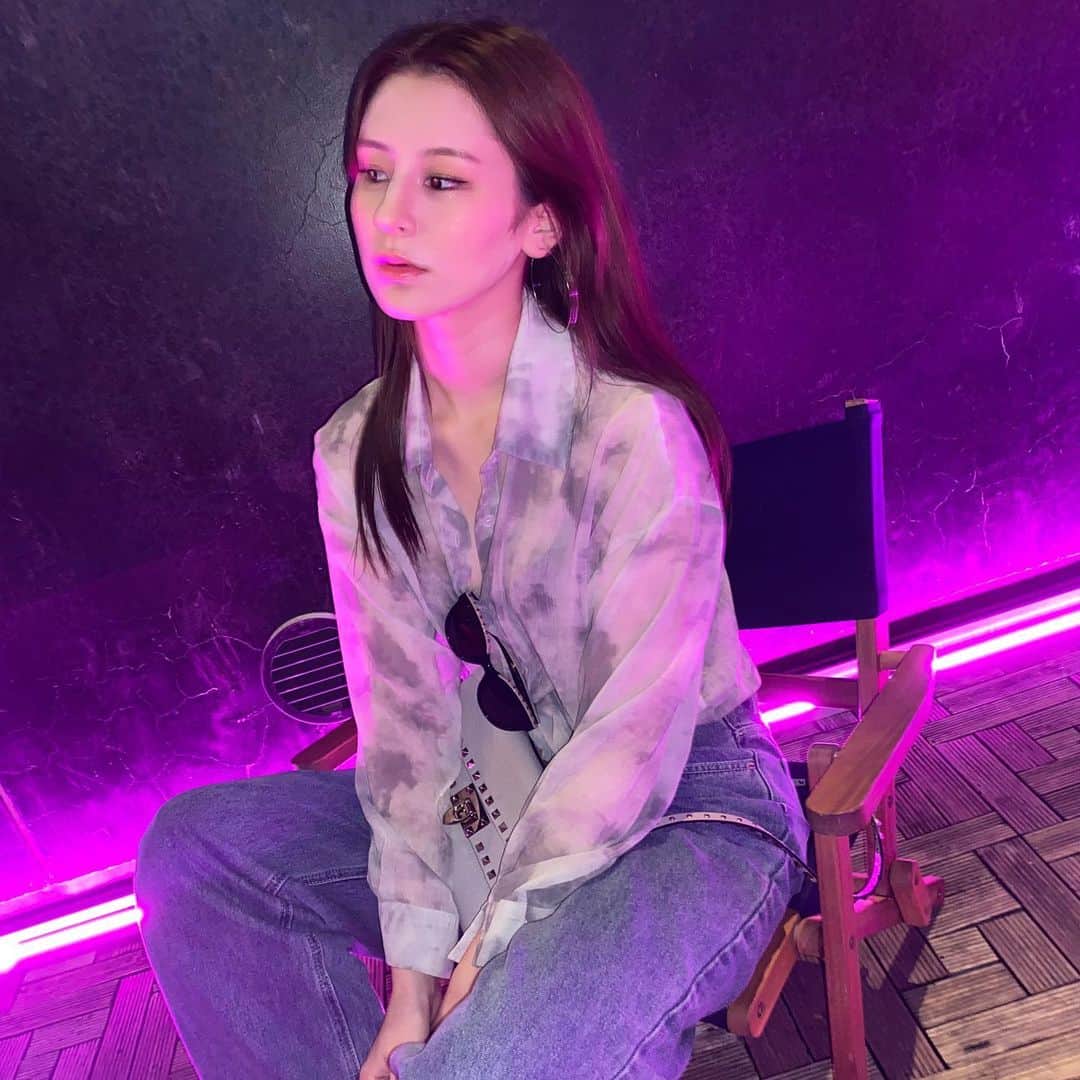 稲葉ヴィヴィアン雅のインスタグラム：「💜」