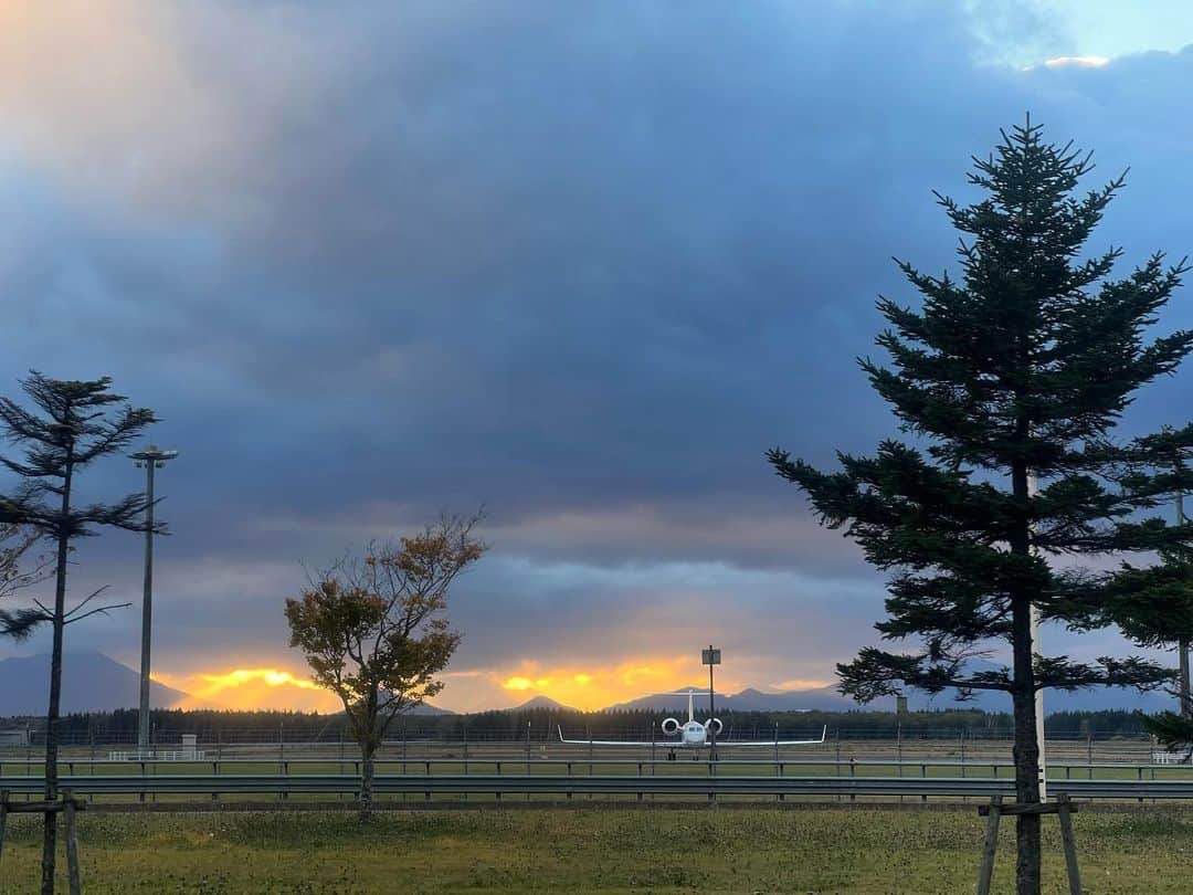 シモネのインスタグラム：「Obrigada #tomakomai #hokkaido」