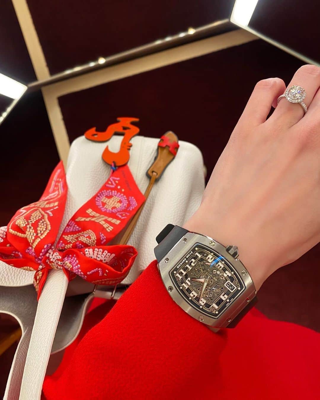JUNKO（飯田順子）のインスタグラム：「@richardmille  @hermes  @harrywinston  ・ ・」