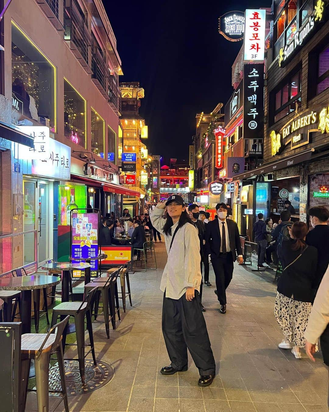 たいせいさんのインスタグラム写真 - (たいせいInstagram)「韓国旅行たのしかっぴ！サランヘヨ♡チンチャマシッソヨ♡チンチャペゴパヨ♡#ボヤ #梨泰院 #梨泰院クラス #パクセロイ #スア #イソ #圧倒的イソ派 #チャミスル #韓国美女と繋がりたい #早よ韓国戻りたい #飯美味かった #チンチャペゴパヨ」10月11日 18時07分 - t_tamabukuro