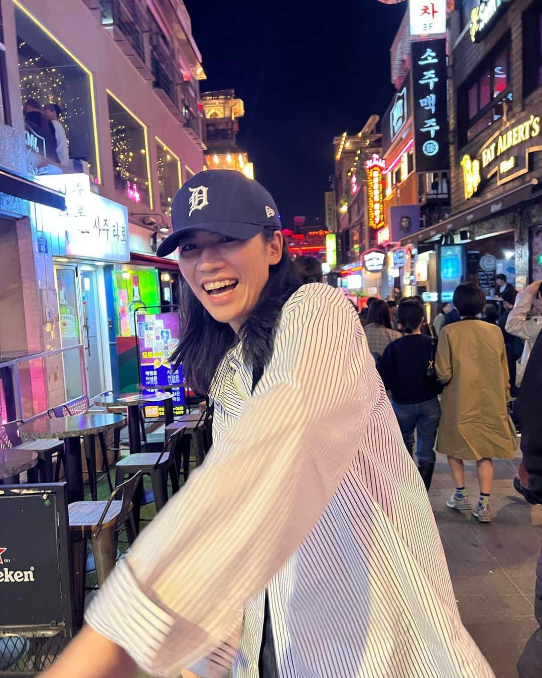 たいせいさんのインスタグラム写真 - (たいせいInstagram)「韓国旅行たのしかっぴ！サランヘヨ♡チンチャマシッソヨ♡チンチャペゴパヨ♡#ボヤ #梨泰院 #梨泰院クラス #パクセロイ #スア #イソ #圧倒的イソ派 #チャミスル #韓国美女と繋がりたい #早よ韓国戻りたい #飯美味かった #チンチャペゴパヨ」10月11日 18時07分 - t_tamabukuro