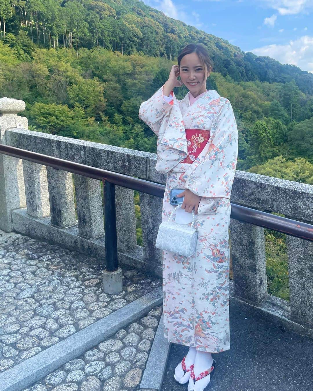 笹川萌のインスタグラム：「. 京都でお散歩👘🤍」