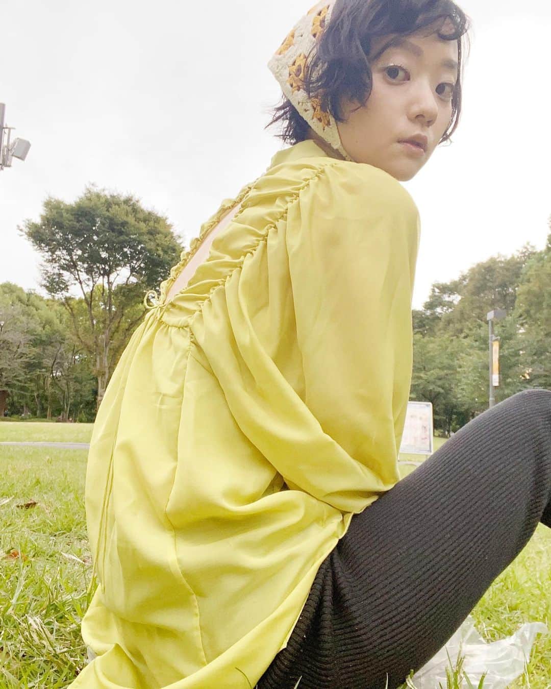 藤井祥子のインスタグラム：「🌿🧺🌼」