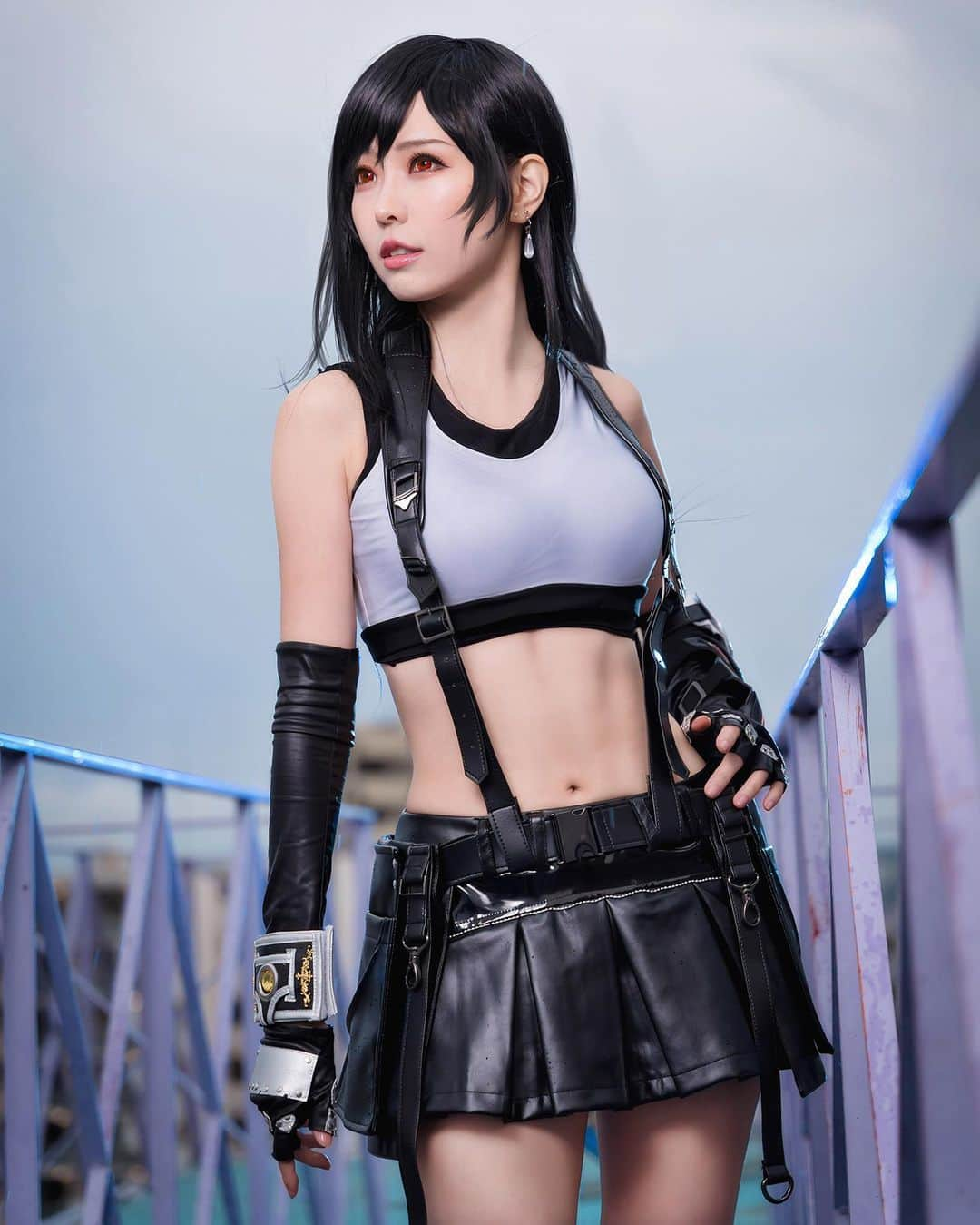 Elyのインスタグラム：「Tifa Lockhart ティファ・ロックハート  #elycosplay #elydaily #blessed #cosplay #コスプレ #ティファ#tifalockhart #tifa #ff7remake  #ff7 #ff7cosplay #tifacosplay #tifalockhartcosplay #finalfantasy7remake #finalfantasy7 #finalfantasy」