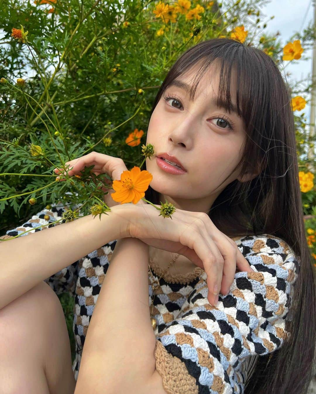 小山リーナさんのインスタグラム写真 - (小山リーナInstagram)「. 黄色いコスモス🌼」10月11日 21時52分 - rina_koyama_box