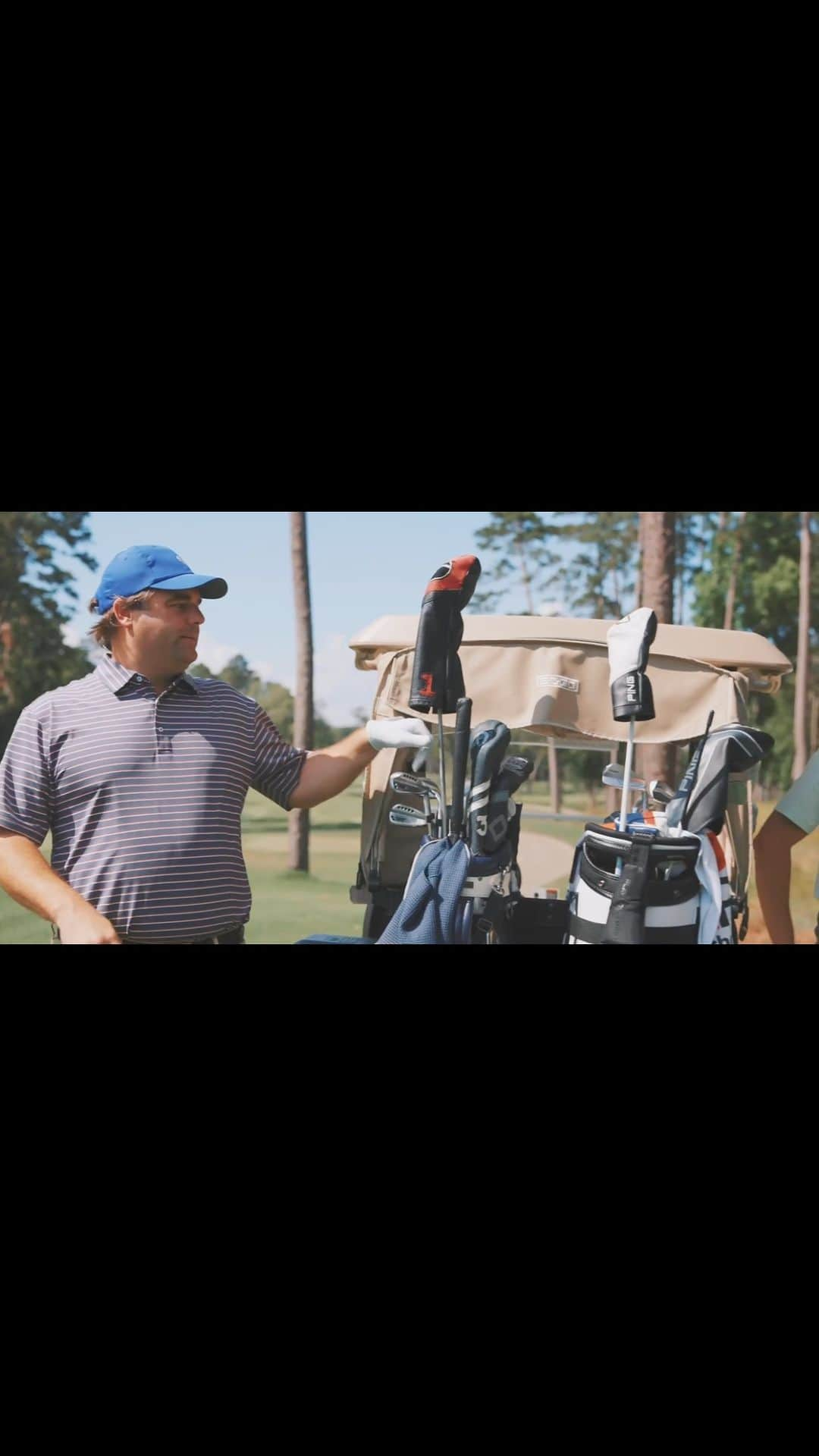 ハリス・イングリッシュのインスタグラム：「“Earlier this year @harris_english and I got to test out some of our Thomasville Collection pieces on the course and in the field. Harris grew up not too far from Thomasville, and was excited to spend a day at The Camp House shooting. It’s no surprise that Harris is an excellent shot.” - @tjcallaway4」