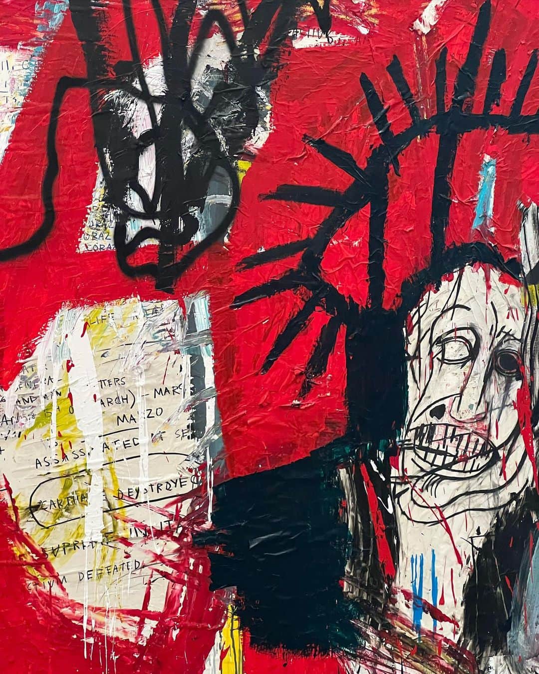 ラズドゥミナヴィオレッタさんのインスタグラム写真 - (ラズドゥミナヴィオレッタInstagram)「makes my heart ache every time I see him   The king #basquiat  #jeanmichelbasquiat  @thebroadmuseum」10月12日 11時00分 - violapolt