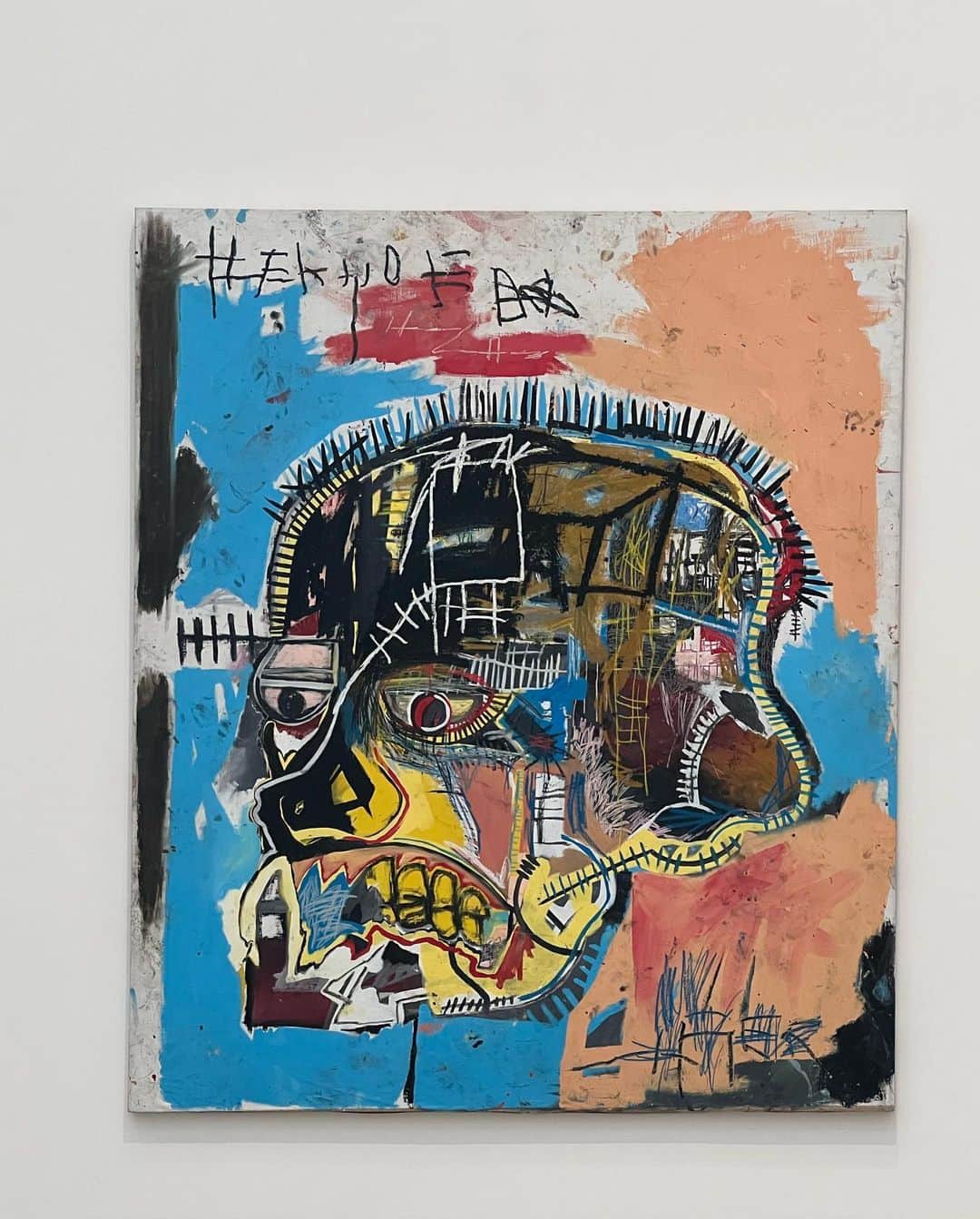 ラズドゥミナヴィオレッタさんのインスタグラム写真 - (ラズドゥミナヴィオレッタInstagram)「makes my heart ache every time I see him   The king #basquiat  #jeanmichelbasquiat  @thebroadmuseum」10月12日 11時00分 - violapolt