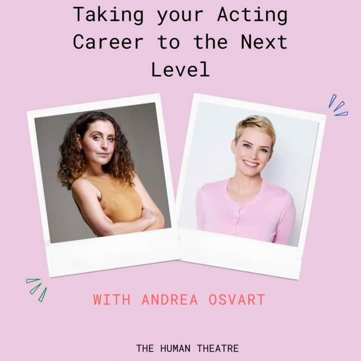 アンドレア・オズヴァルトのインスタグラム：「TAKING YOUR ACTING CAREER TO THE NEXT LEVEL.   Episode 20 is NOW OUT!!   Today we have special guest, @andreaosvart, share her insights, wisdom and experiences as a well-established actress-now-coach.   Andrea Osvart is a multi-award-winning European actress for about 25 years with over 50 credits, starring opposite movie stars like Robert Redford, Brad Pitt, Heath Ledger, Clive Owen, and J.K. Simmons. She has also produced feature films sold to Netflix and HBO. Andrea's mission is to educate actors about long-term success and career longevity through her method.  I hope you guys are ready for an absolute treat of an episode!!!」