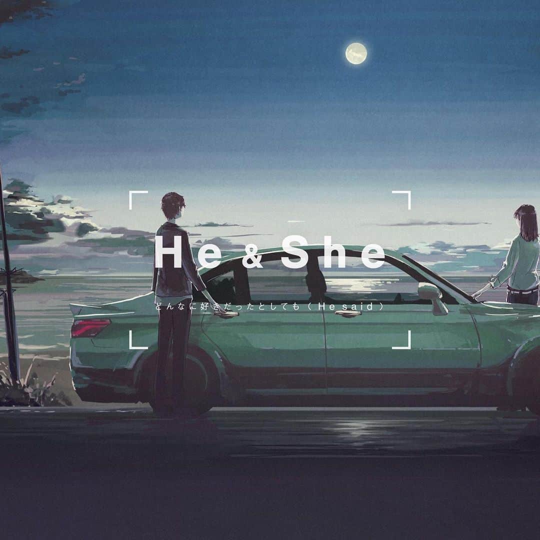 原田茂幸のインスタグラム：「. He & She - “どんなに好きだったとしても (He said) アレンジさせていただきました！  #he_and_she #shige_works」