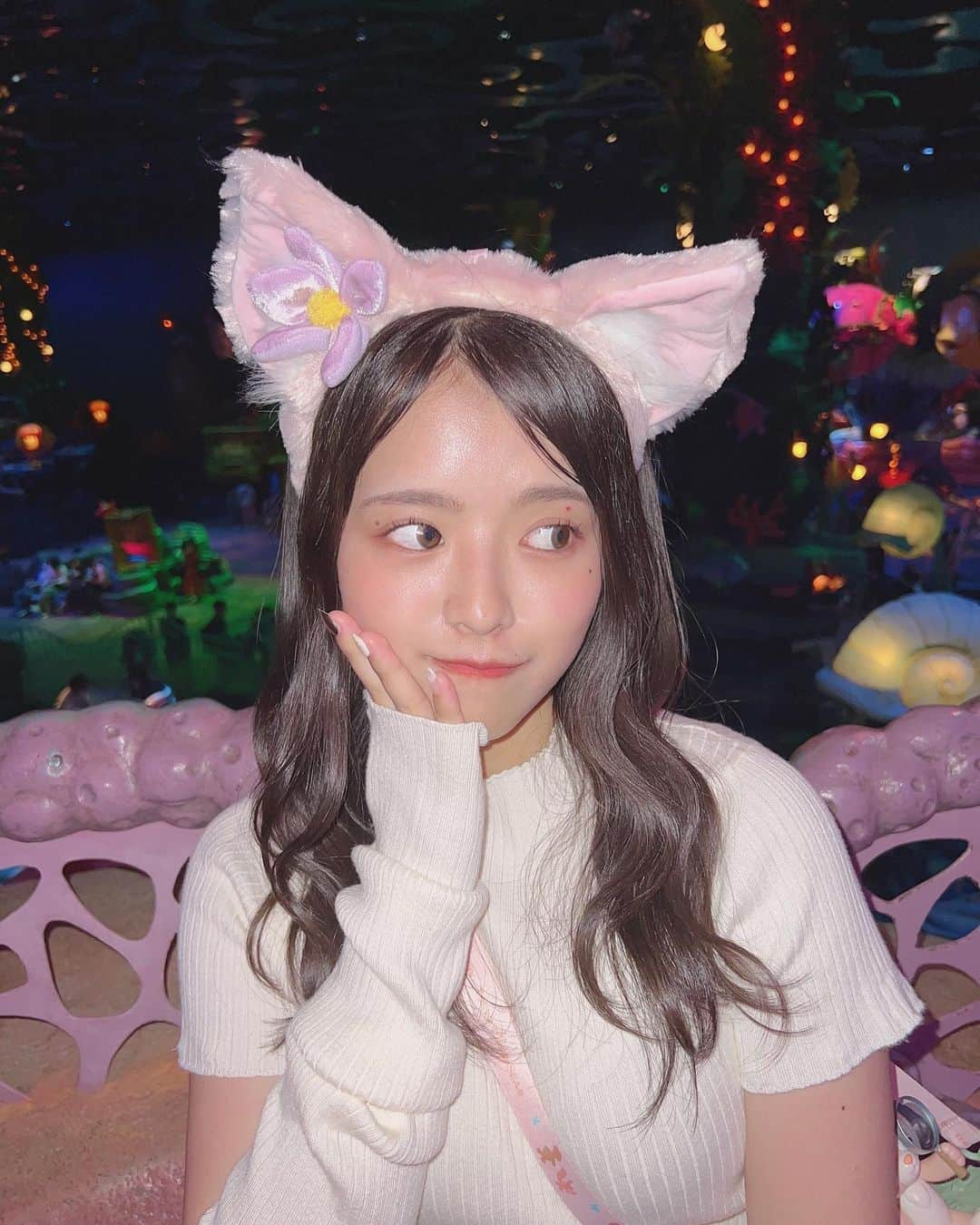 山本琉愛のインスタグラム：「.  🦊💞🔍  #ディズニー #ディズニーシー  #リーナベル」