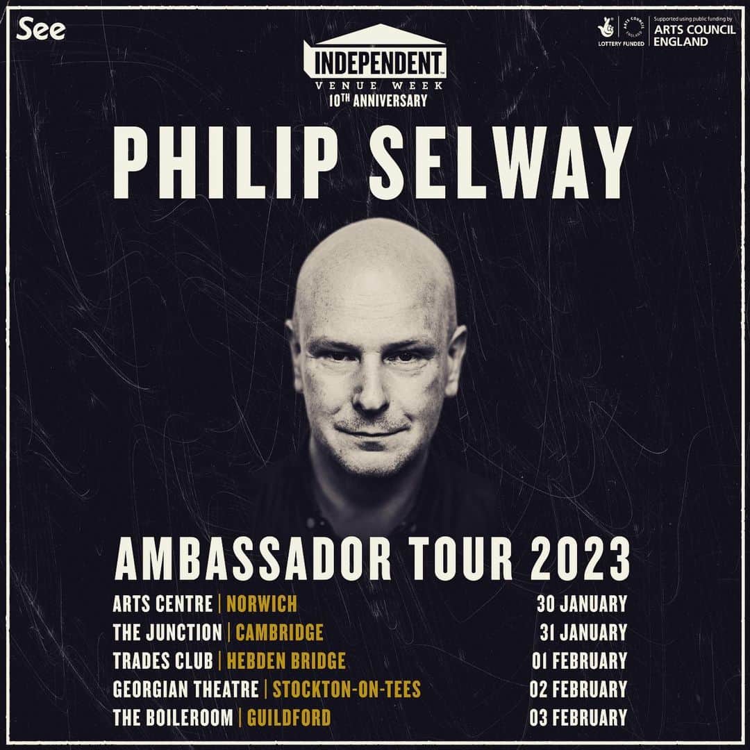 Radioheadのインスタグラム：「Philip is taking part in the 10th anniversary of Independent Venue Week, playing 5 intimate shows in some of the UK’s most exciting independent venues. Tickets go on sale this Friday 14th at 9am. Link in bio」