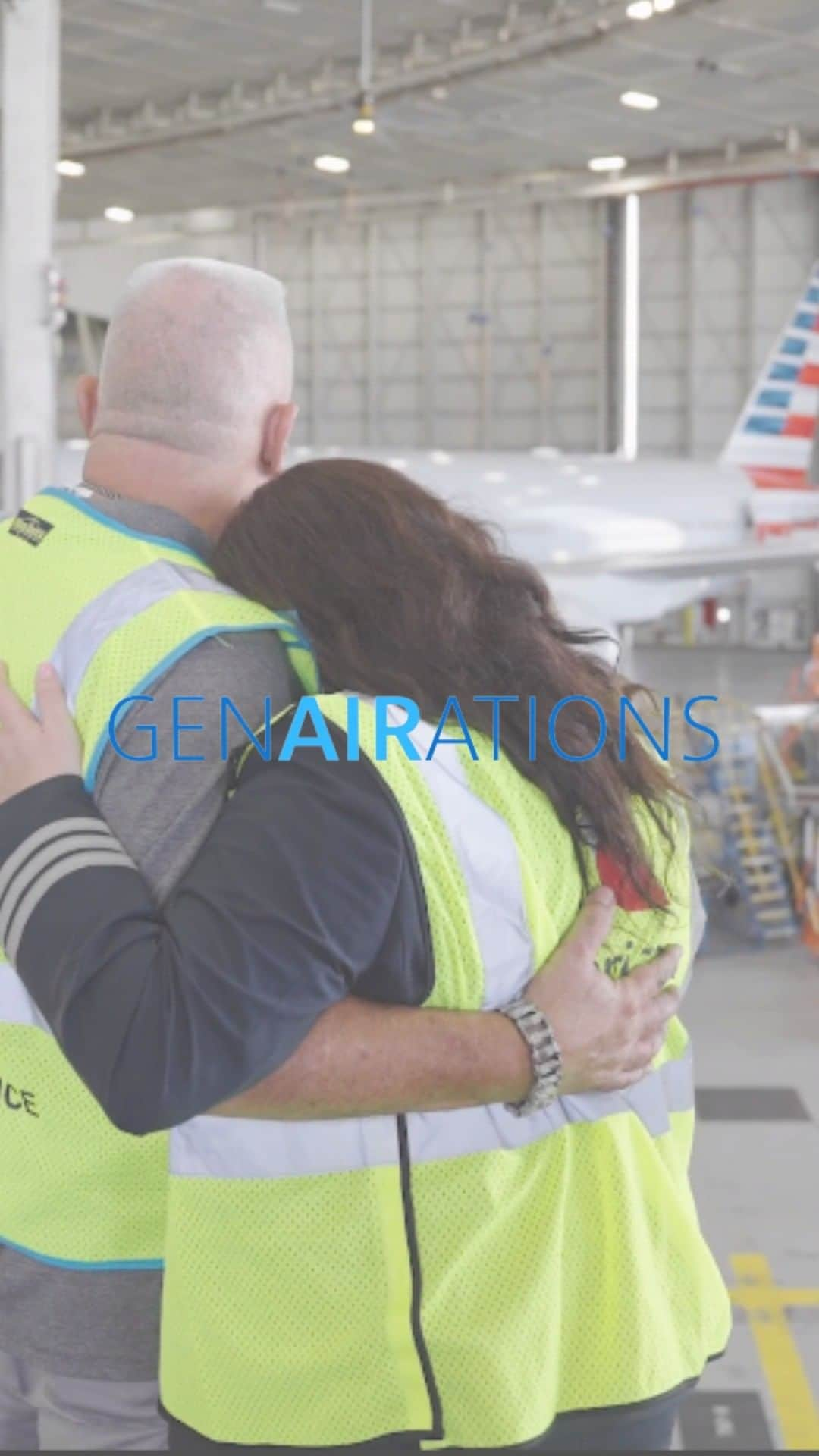 アメリカン航空のインスタグラム：「🥹* Grab a tissue* and watch how this #AATeam single father’s career in aviation inspires his daughter to pursue and achieve her dream of becoming a pilot. William and Maxine’s story proves that support from your family and hard work can let your dreams take flight. ❤️  Head to our link in bio for the full story and video.」