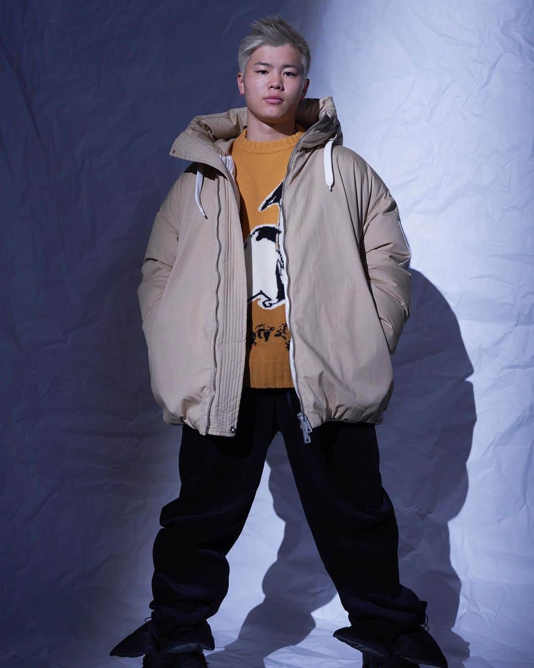 那須川天心のインスタグラム：「「The Big Chill」大寒波に備えて 自然本来の美しさ を @emporioarmani #pr #emporioarmani #easustainable」