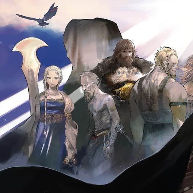 石田スイさんのインスタグラム写真 - (石田スイInstagram)「@SantaMonicaStudio　@PlayStation  ＧＯＷ最新作、ゴッドオブウォーラグナロクに 力添えできることを光栄に思います！  神々トール一族を漫画と絵画的なタッチで表現しました。  "God of War Ragnarok" I drew a family portrait of the Thor clan Expressed in comics and classical paintings!  #GodofWarRagnarok」10月14日 22時20分 - ishida_____sui