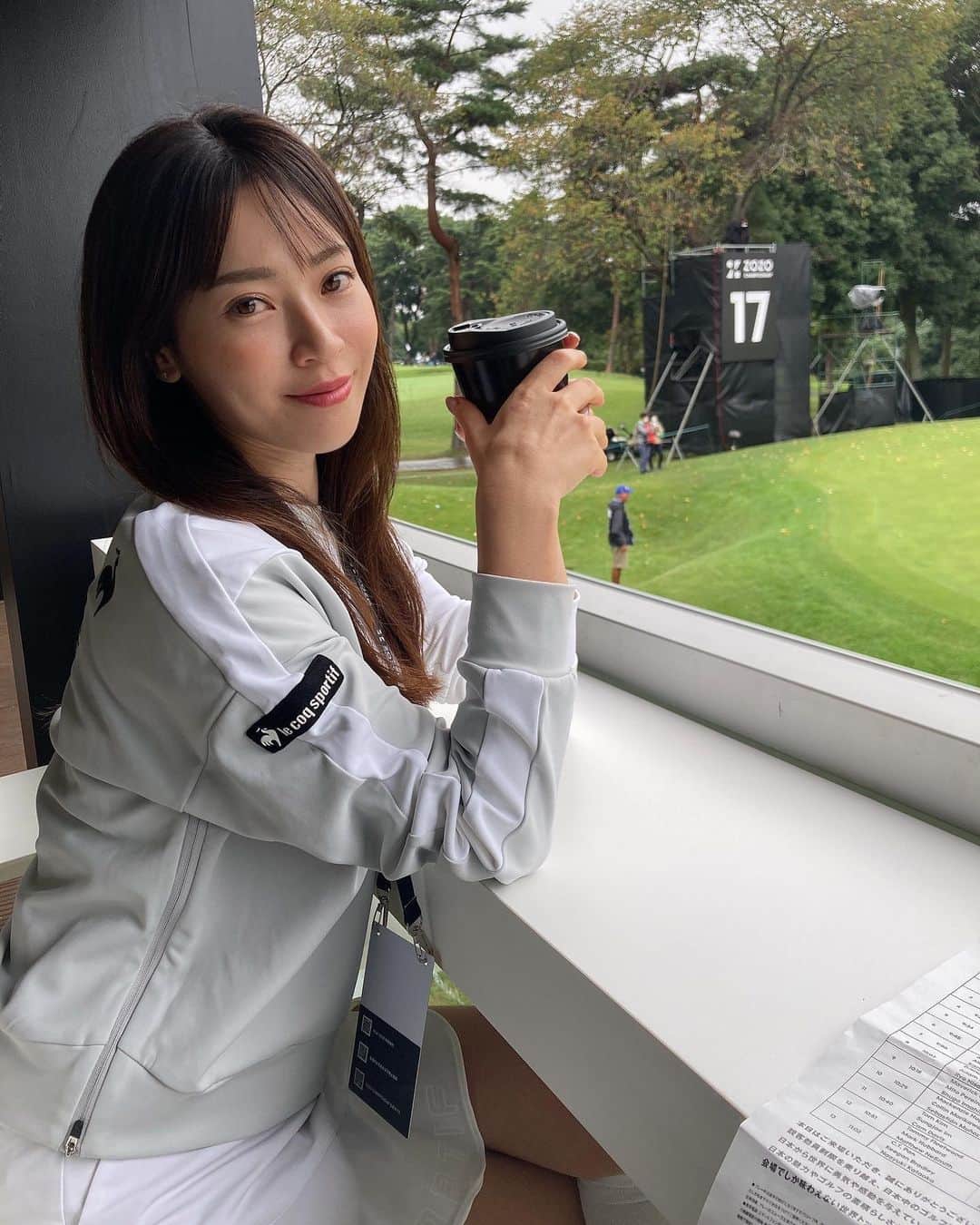 のインスタグラム：「* ZOZOチャンピオンシップ初日観戦へ⛳️💚 世界のトップ選手達を間近で見れて感激🤩 最終日も観戦楽しみだな〜😊 . . . #zozoチャンピオンシップ #pgatour #習志野カントリークラブ #男子ツアー #女子プロゴルファー #プロゴルファー #instagolf  #golf #jlpga #女子ゴルフ  #ゴルフ女子 #興和 #ゴルフ #インスタゴルフ #ゴルフコーデ  #골프 #高尔夫 #テーラーメイド #TaylorMade #ルコック #コーワ #バンテリン #豆蔵 #情報技術開発 #lecoqsportif」