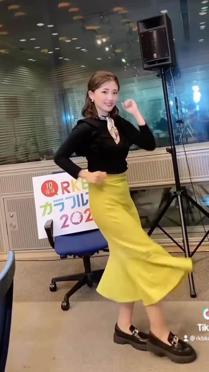 のインスタグラム：「#チグハグ #tiktok #リール動画#福岡#アナウンサー#本田奈也花 #スパフル#thesuperfruit #普通に間違えた」