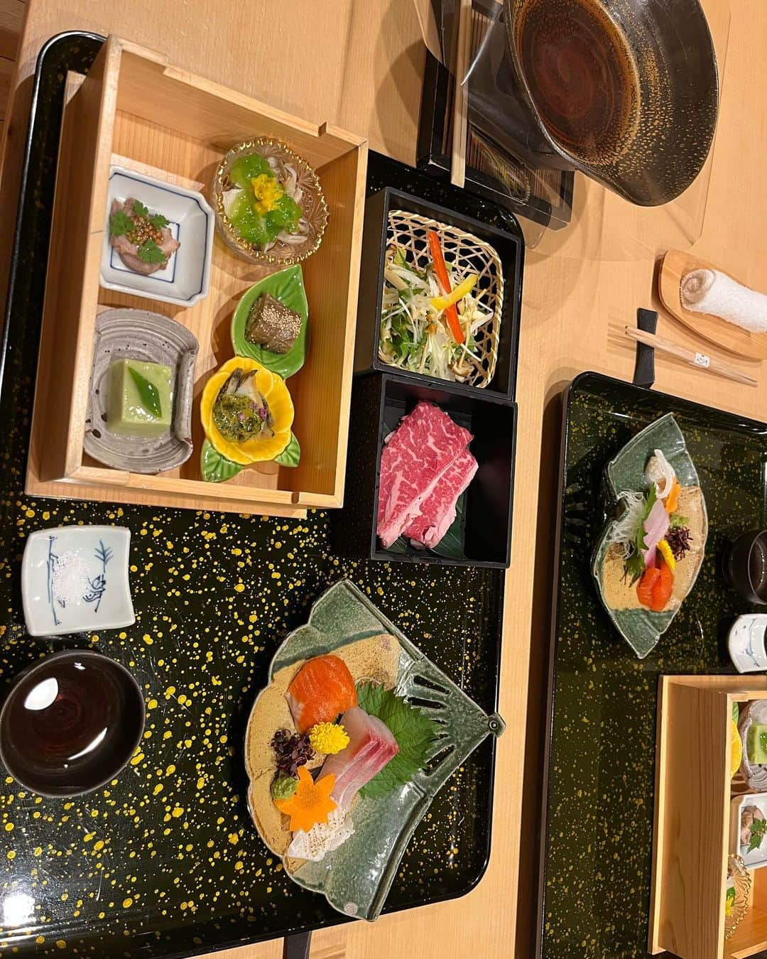 望月りささんのインスタグラム写真 - (望月りさInstagram)「ホテル森の風那須、 お料理も温泉も最高でした❣️♨️」10月15日 10時53分 - mochizuki_0715