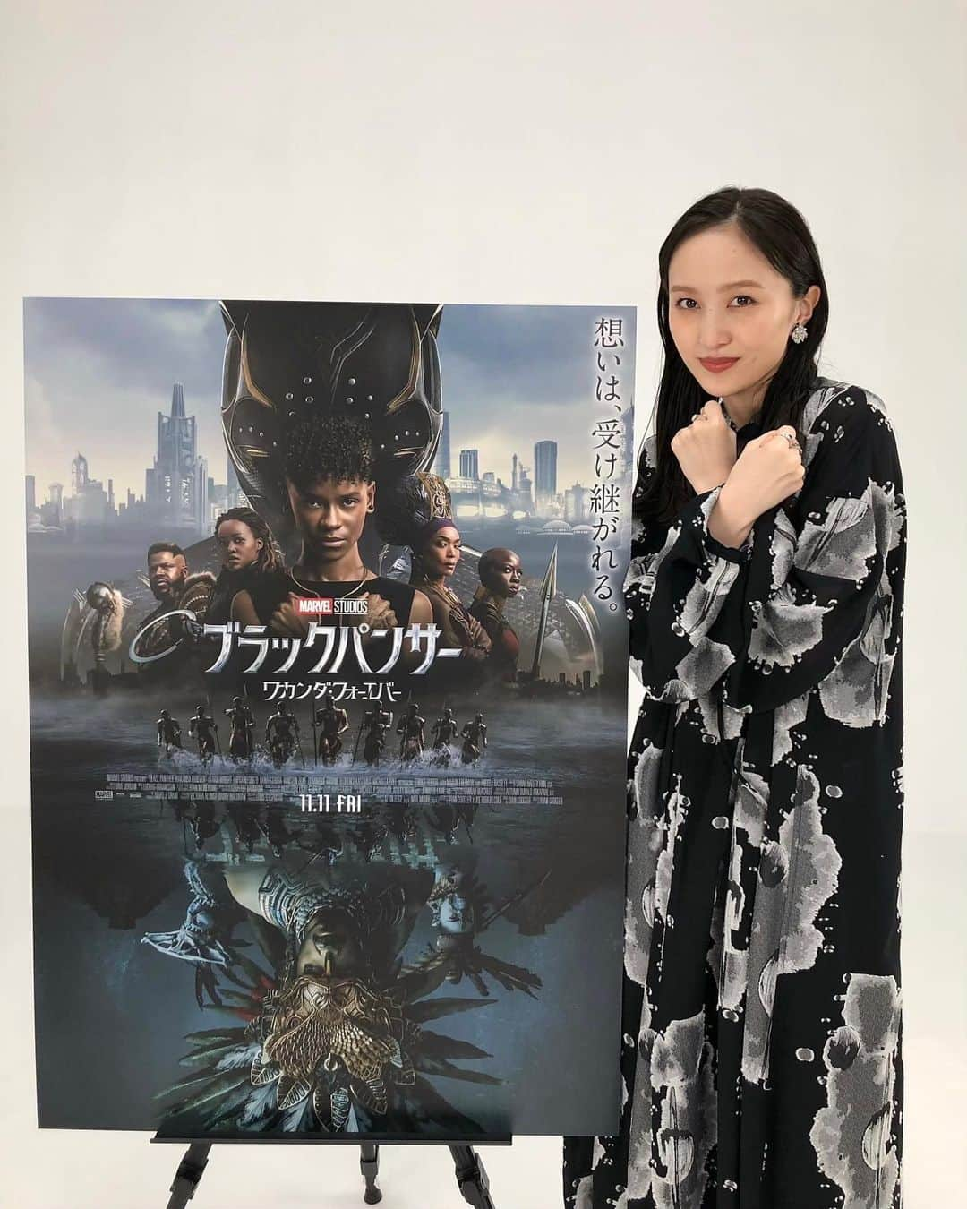 百田夏菜子さんのインスタグラム写真 - (百田夏菜子Instagram)「@blackpanther #wakandaforever」10月15日 15時19分 - kanakomomota_official