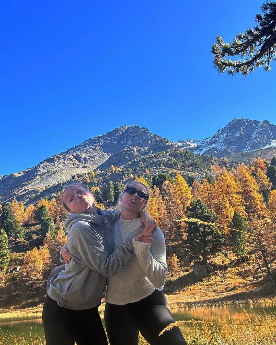 ユリア・シェチニンさんのインスタグラム写真 - (ユリア・シェチニンInstagram)「Golden Engadin 🍂 • #hiking #engadin #stmoritz #nature #weekend」10月17日 0時31分 - iouliachtchetinina