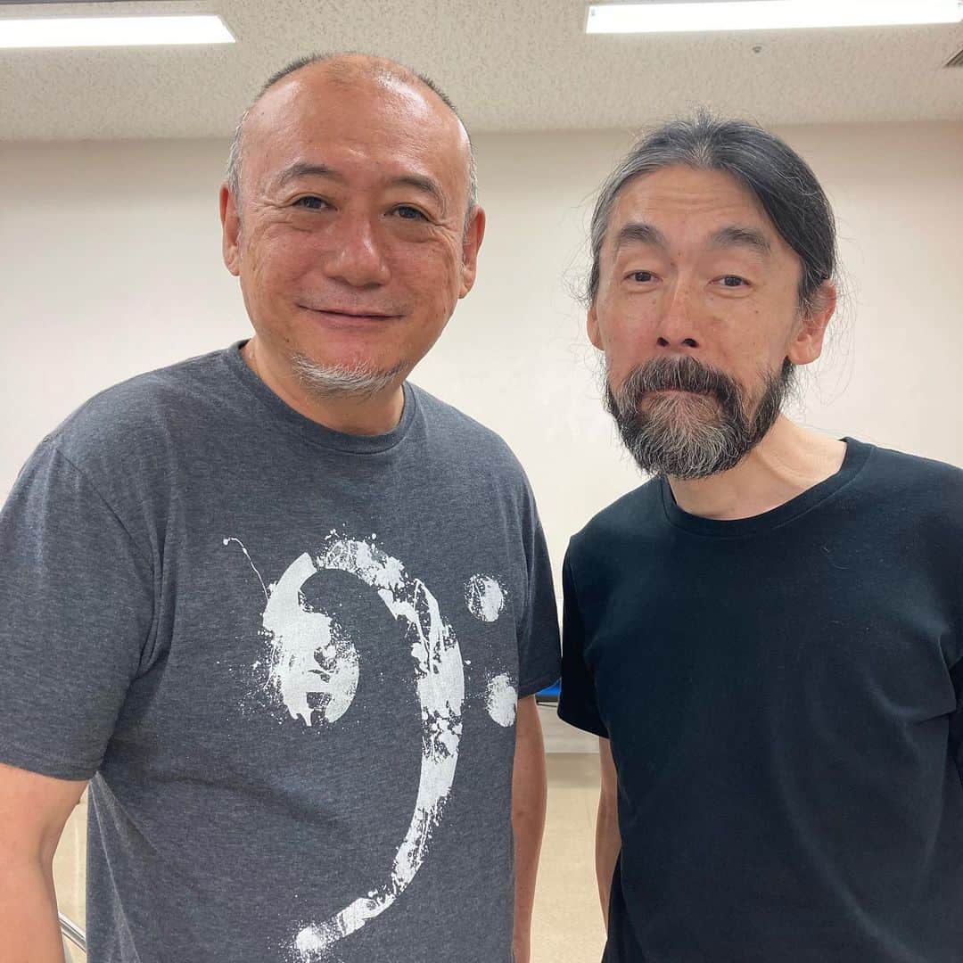 松原秀樹のインスタグラム：「チョー久しぶりにDrのカースケさんと。めちゃ楽しかった。😊👍」