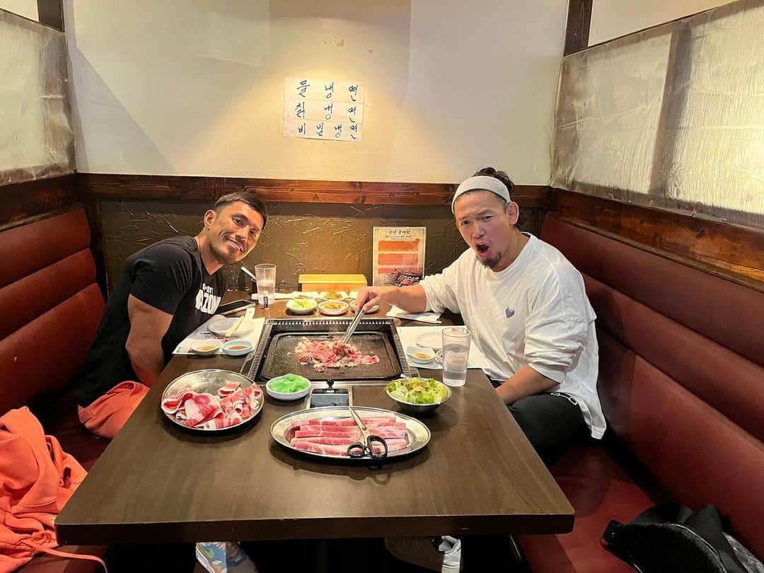 戸澤陽のインスタグラム：「めっちゃ笑った。 また会う日まで〜 #dragongate #WWE」