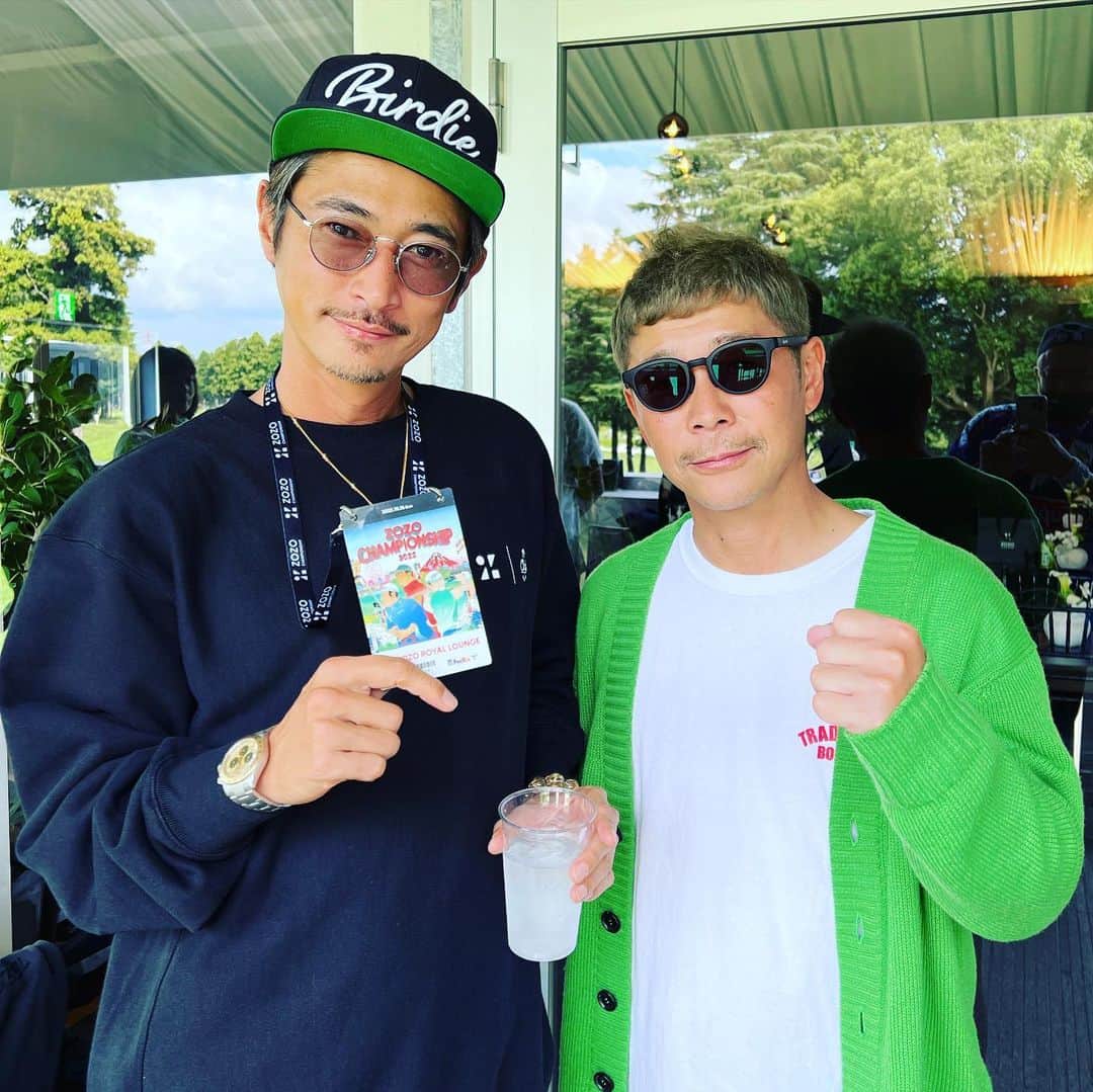 窪塚洋介のインスタグラム：「ZOZO CHAMPIONSHIP🏆 世界最高峰のプレーを間近で観させてもらえて、めちゃくちゃイイ刺激✨  楽しい1日過ぎた🤩  ⛳️早くラウンドしたいっ🏌️  感謝🙏」
