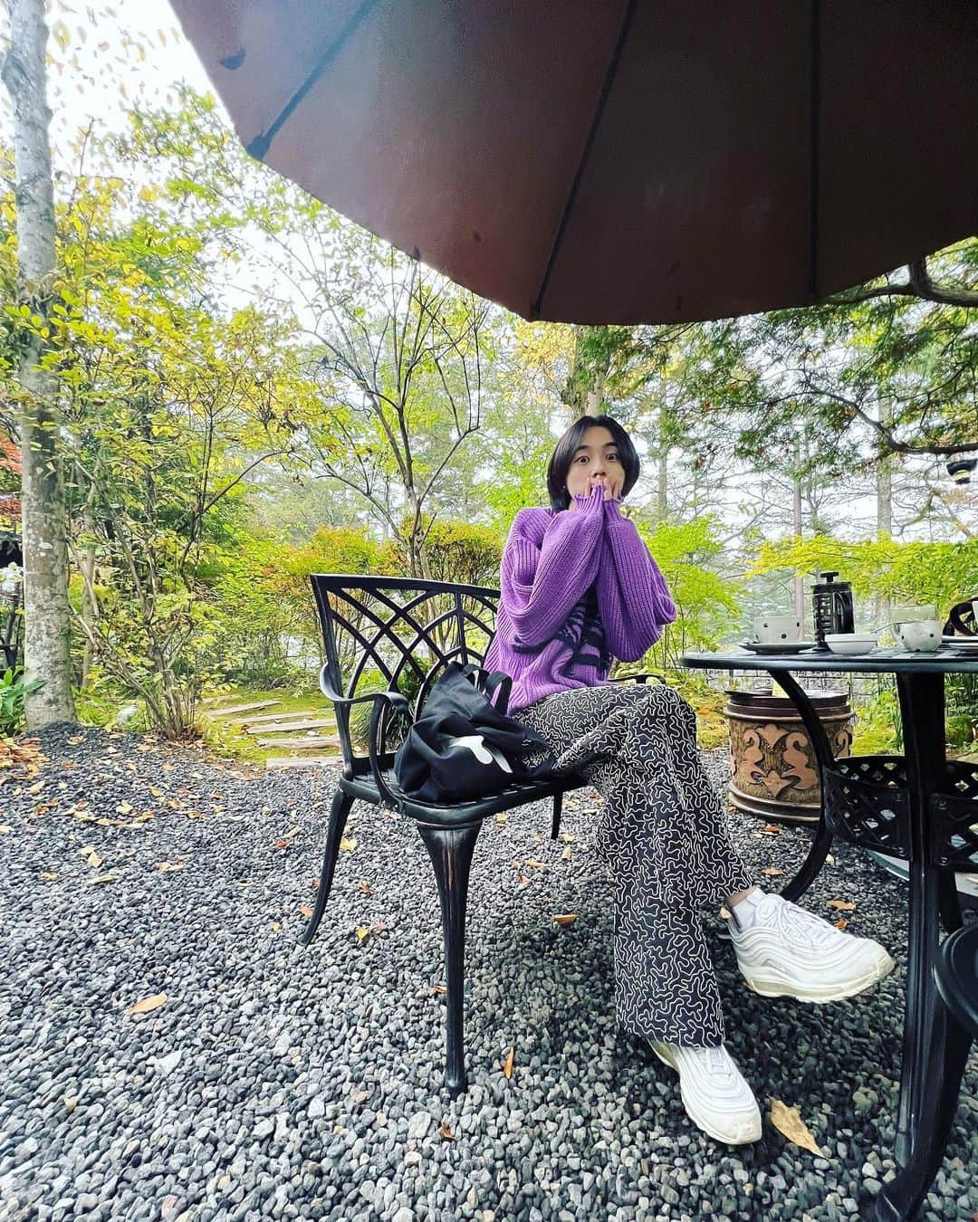 世古口凌さんのインスタグラム写真 - (世古口凌Instagram)「🥶☕️」10月17日 19時50分 - ryo_sekoguchi