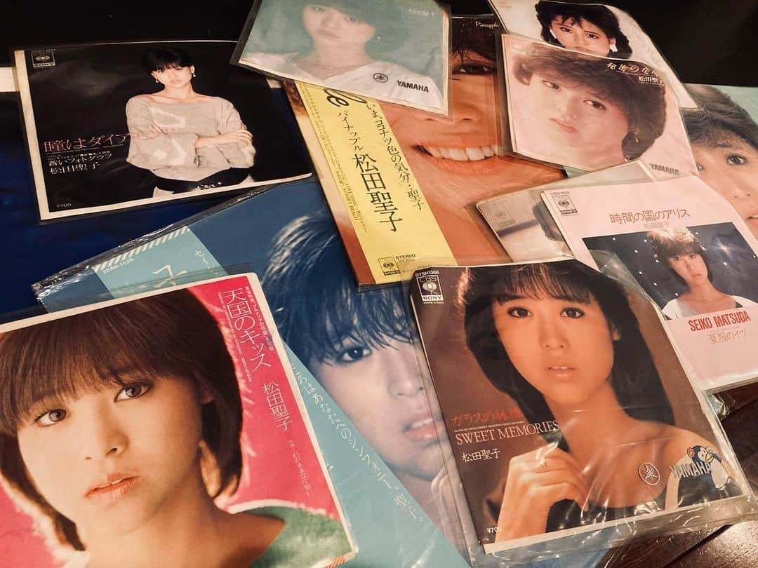 長田悠幸さんのインスタグラム写真 - (長田悠幸Instagram)「実家で発掘！聖子ちゃん祭り〜」10月17日 19時43分 - osaraufo