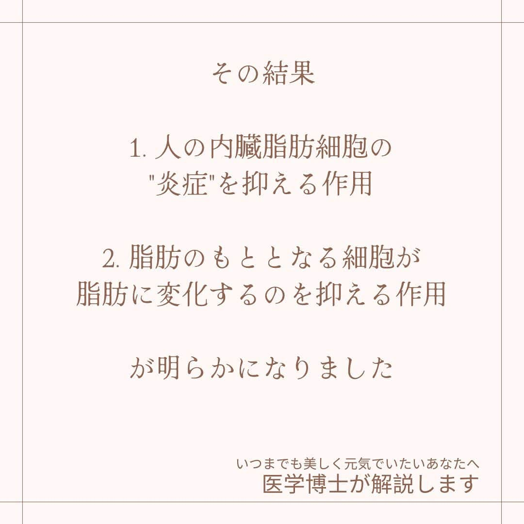 櫻井麻美さんのインスタグラム写真 - (櫻井麻美Instagram)「近年、老化と病気の原因は"炎症"だと考えられるようになりました。  これからは「抗炎症」がアンチエイジングの鍵となります。  そこで注目されているのが、 強力な抗炎症作用を持つフラボノイド "タキシフォリン"です。  ・シミができたから美白剤を塗る ・花粉症になったから鼻の粘膜を焼く ・糖尿病になったからインスリン分泌促進薬を飲む など…  どれもそれぞれ別々の対処療法が必要になりますが （それも大切です） その前に全ての大元である "炎症"を抑えることができれば、  あらゆる老化現象・病気に対して 一気にアプローチできるのです🙌  まさに私が求めていた成分でした✨✨ 私はこのタキシフォリンの可能性に魅了され、 タキシフォリンの研究を始めたのでした。  ここではアンチエイジングが日々の課題でもある アラフォー医学博士の視点で そういった情報を発信していこうと思います。  一緒に、綺麗になりましょう🥰  #アンチエイジング #エイジングケア #炎症 #抗炎症  #タキシフォリン #taxifolin #老化 #老化防止  #老化は治せる #医学博士 #アラフォーライフ  #アラフォー美容  #美容家 @mamiosakurai  #櫻井麻美」11月15日 14時27分 - mamiosakurai