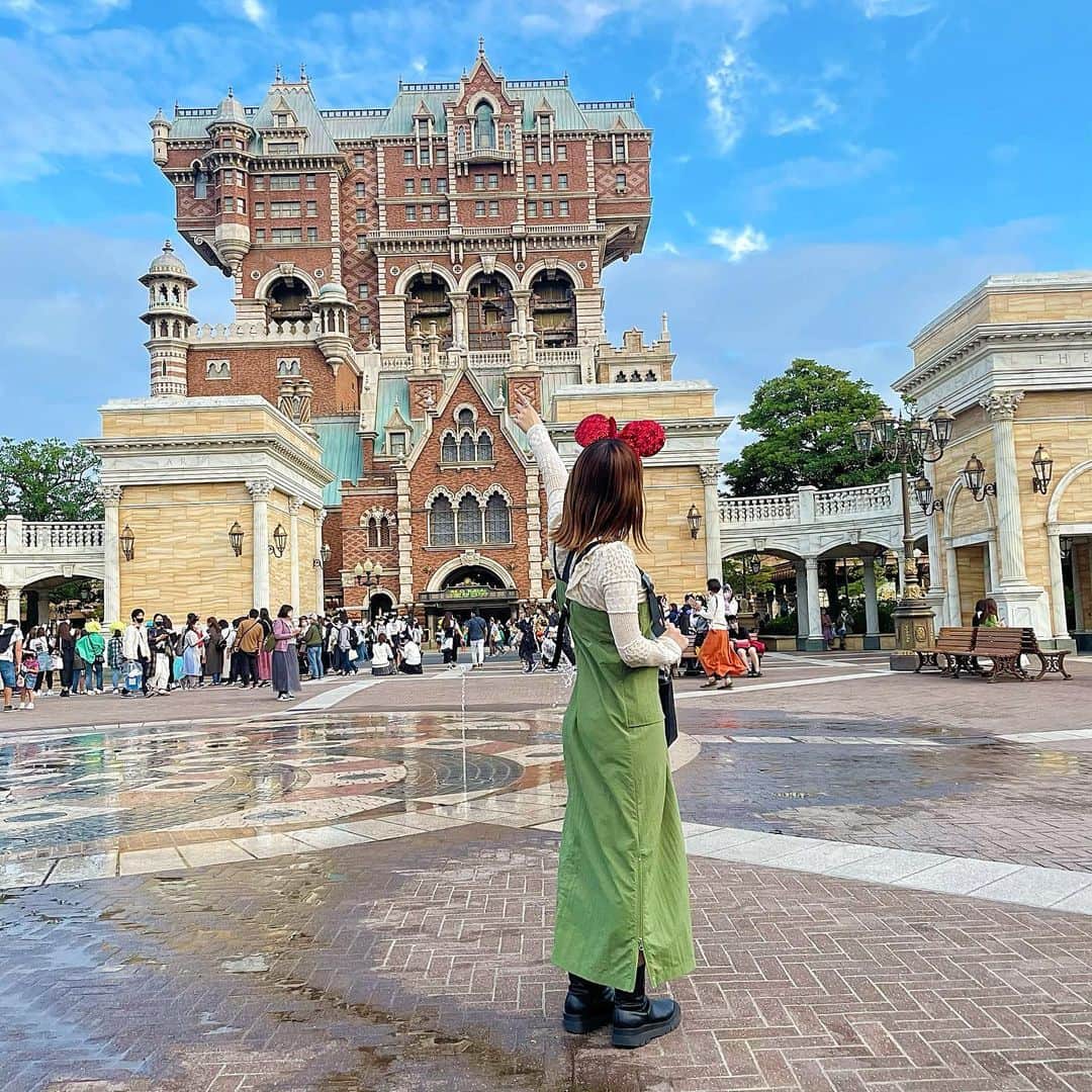 てぃーみきのインスタグラム：「タワーオブテラーがやっぱ1番すきだな〜〜😶😶  #ディズニーシー  #時差投稿」