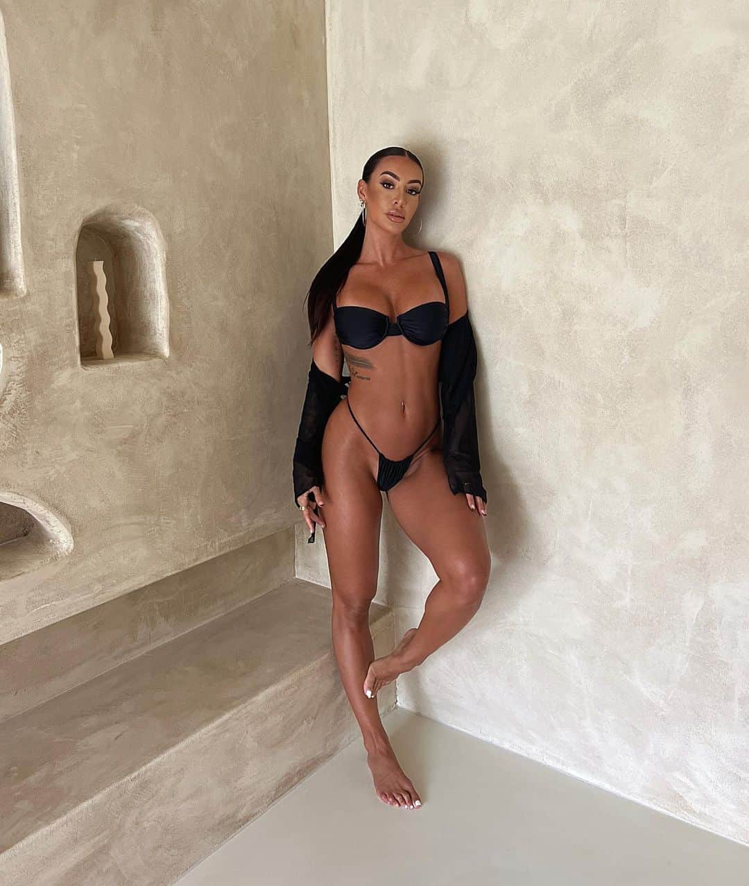 Steph Paccaさんのインスタグラム写真 - (Steph PaccaInstagram)「A moment for @skainesthelabel swim that just dropped 🖤   @casaruinx」11月15日 17時58分 - steph_paccaa