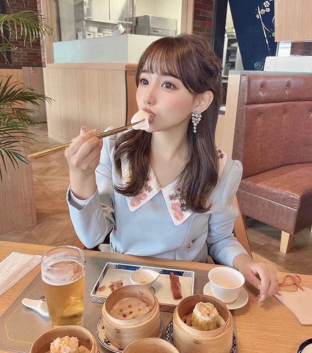 のインスタグラム：「⋆  美味しい中華ランチ♡  #カフェ #カフェ巡り #カフェスタグラム  #カフェご飯  #東京グルメ   #Canton8銀座 #香港料理 #点心 #Canton8  #銀座 #ミシュラン #woomypr」