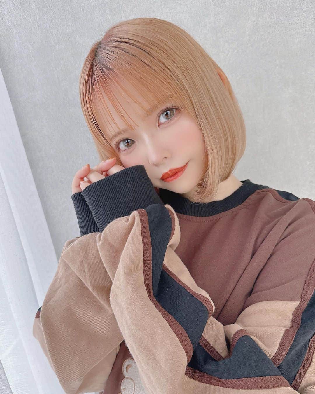 のインスタグラム：「切って三週間経ってもまとまるボブ最強です、🥺🫶　#わたるマジック」