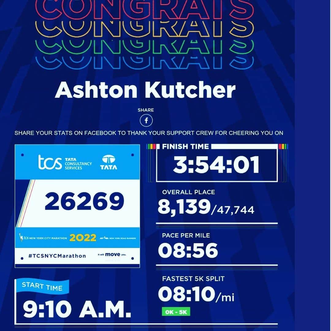 アシュトン・カッチャーのインスタグラム：「My work here is done. Thank you to everyone that supported this effort. We hit our goals on all front and will use this momentum to generate progress in the fight for kids. #thorn」