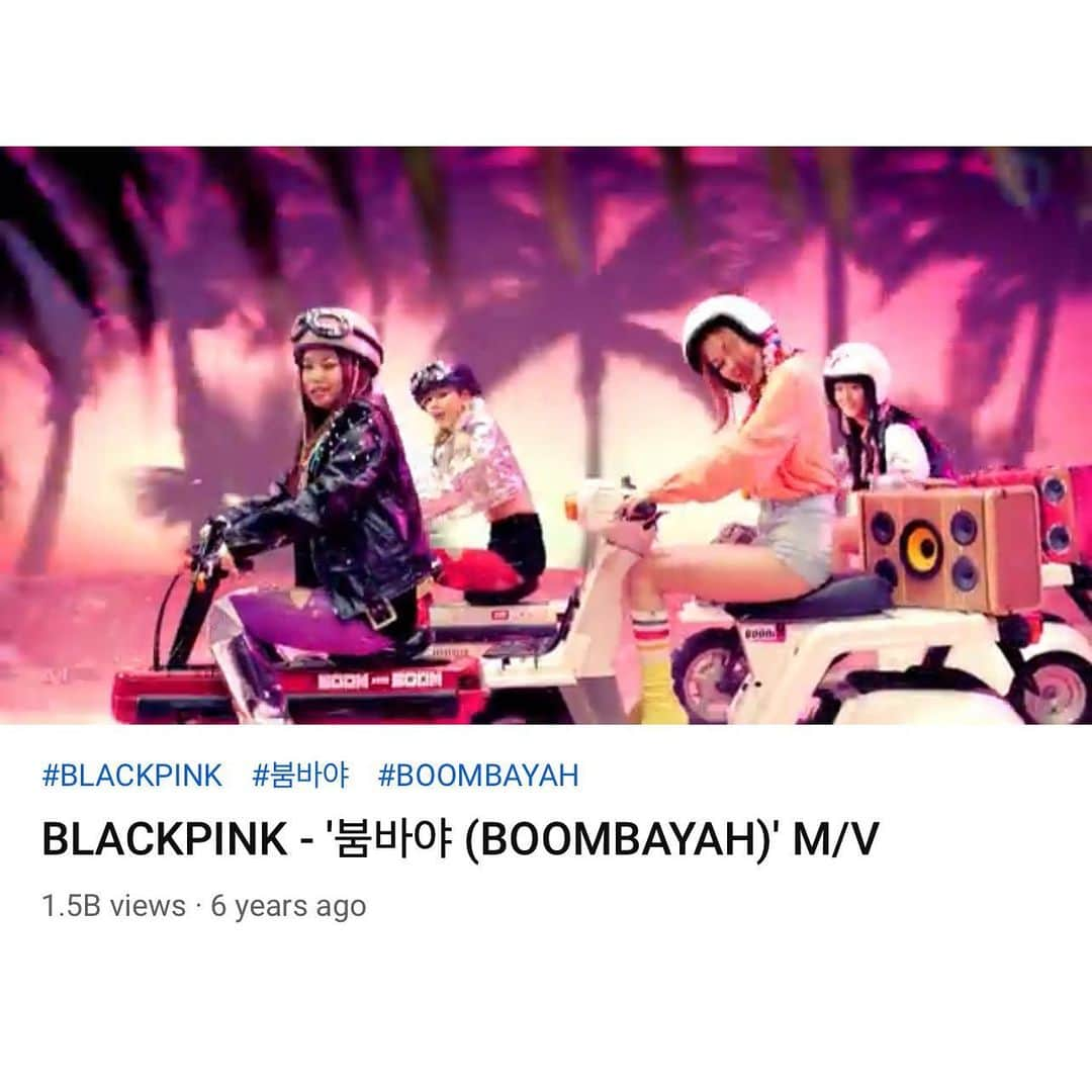 BLACKPINKさんのインスタグラム写真 - (BLACKPINKInstagram)「#BLACKPINK #블랙핑크 #BOOMBAYAH #붐바야 #MV #1_5BILLION #YOUTUBE #YG」11月12日 8時01分 - blackpinkofficial