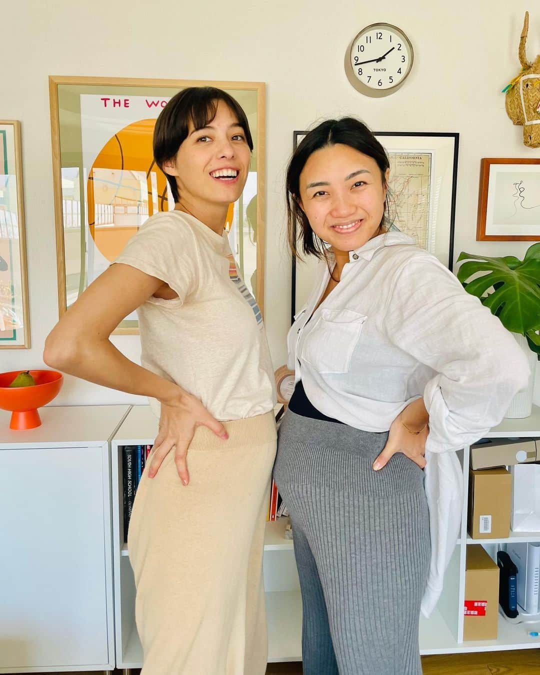 サンドバーグ直美さんのインスタグラム写真 - (サンドバーグ直美Instagram)「Couldn’t ask for a better preggo partner❣️Eri and I are just two weeks apart #boymoms #blessedwiththebest❤️  Eriと2週間違い😍」11月12日 19時39分 - naomisundberg