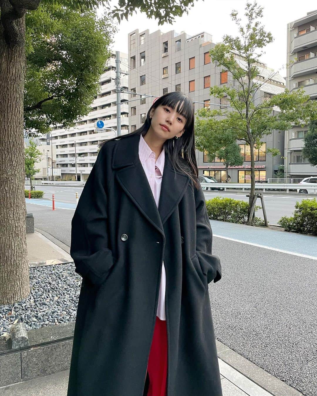 Shiho Sasakiのインスタグラム：「11月に20℃ってどゆこと？🥵  #MOUSSY #MOUSSYSNAP」