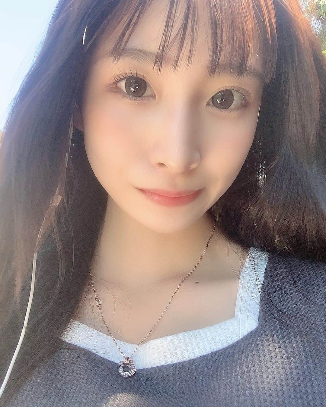 橋野彩葉のインスタグラム：「載せるものないからいつかの自撮り🤳」