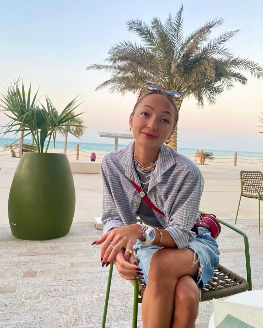 倉沢桂奈（Kayna）さんのインスタグラム写真 - (倉沢桂奈（Kayna）Instagram)「delicious abu dhabi sunset🌈」11月13日 18時56分 - k_ayna